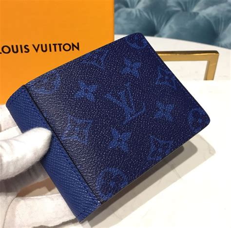 louis vuitton cobalt blue wallet|Louis Vuitton black wallet men's.